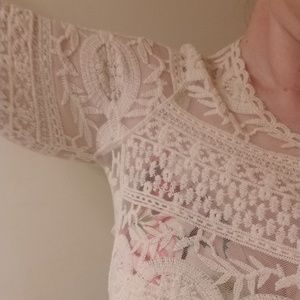 Lace long sleeve blouse from LA Hearts